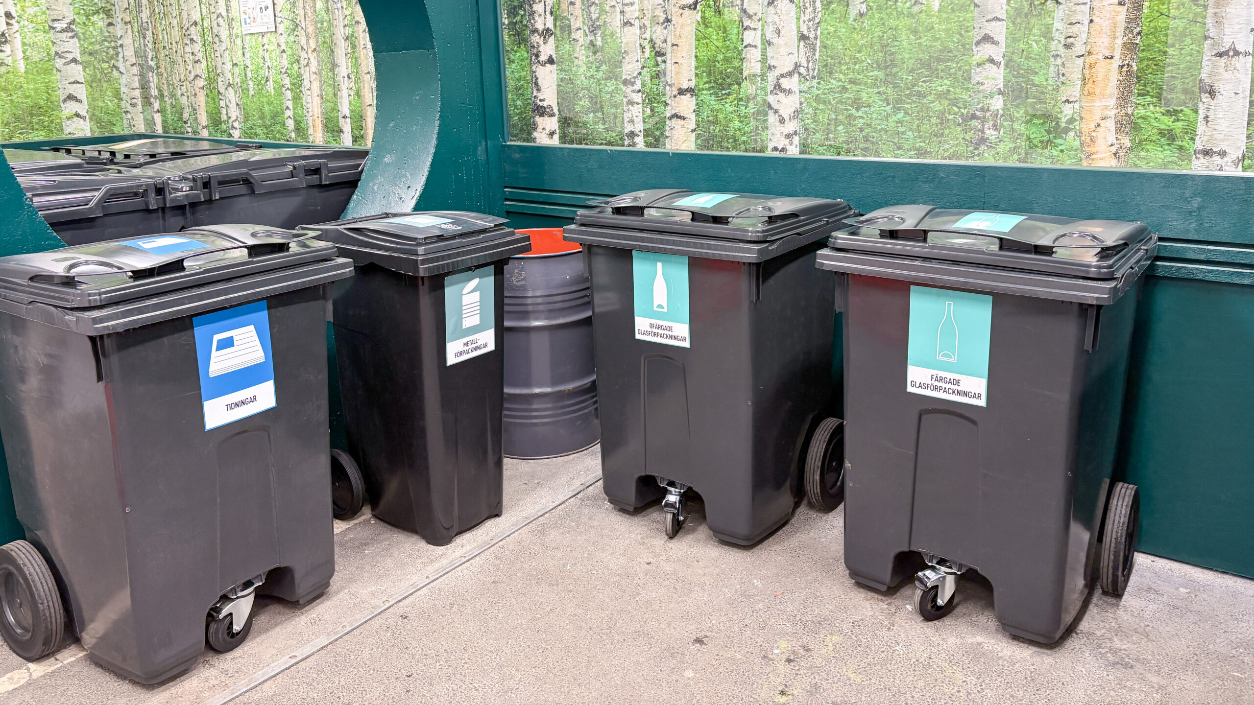 Nya sorteringskärl i miljörum sommar/höst 2026